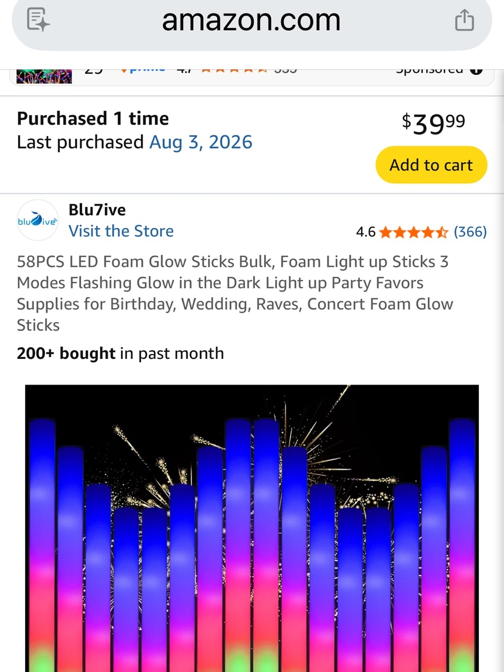 Form glow sticks for events!!